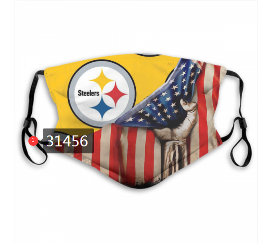 NFL 2020 Pittsburgh Steelers 130 Dust mask with filter